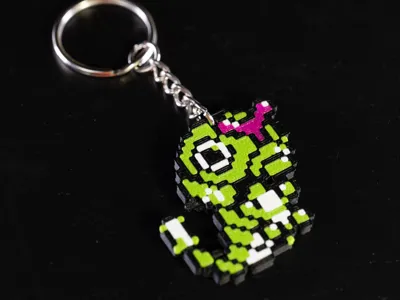 Caterpie Keychain