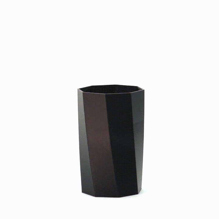 八角扭扭笔筒 OCTAGON PENCIL HOLDER/BRUSH POT