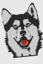 husky croc charm
