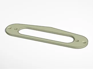 Guitar pickup mount