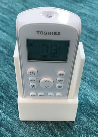 Air conditioner remote control holder