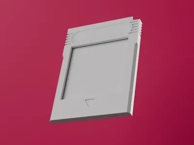 Gameboy Cartrige Polaroid Frame