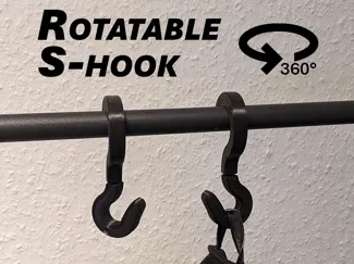 S-Hook rotatable - print in place