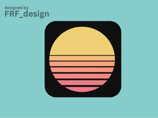 80's Retro Sun, Synthesizer, Arcade, Neon, Sunset 