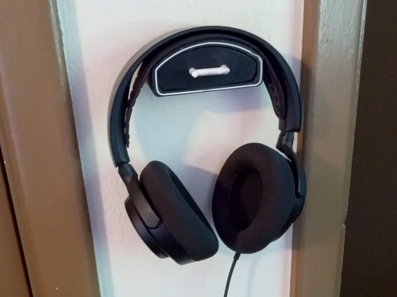 Headphone Wall Mount with Drawer