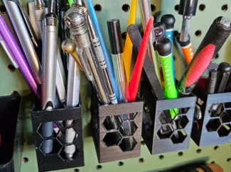 Pegboard Hex Box (Remix)