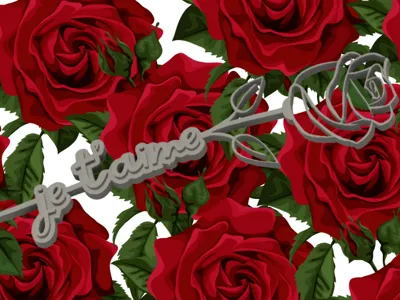 Je t'aime rose