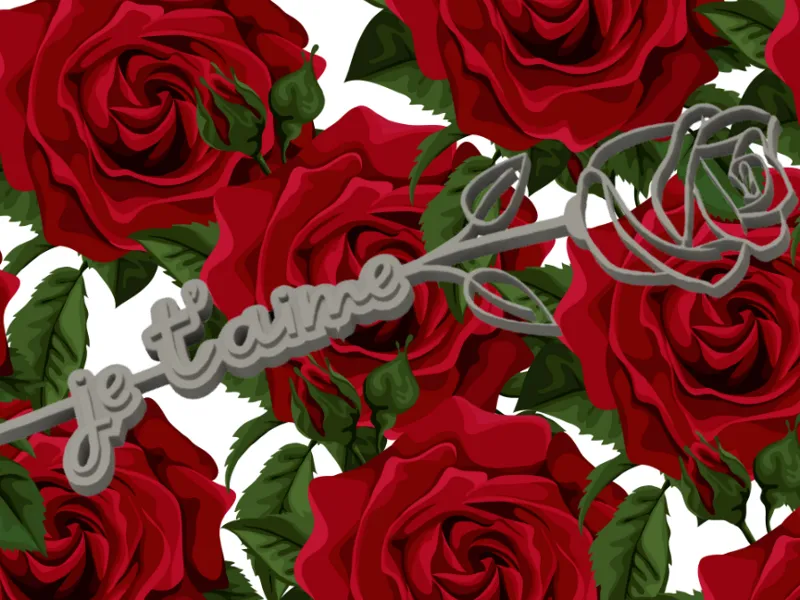 Je t'aime rose
