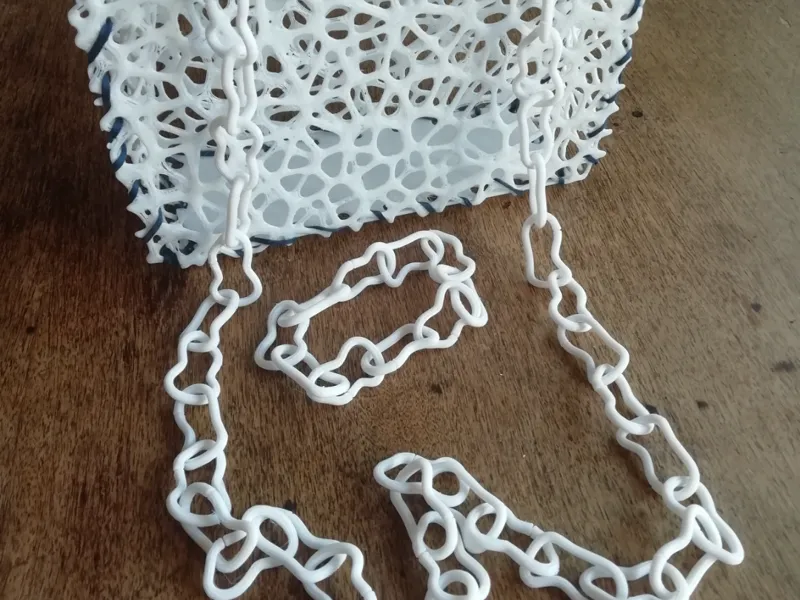 Voronoi style handbag