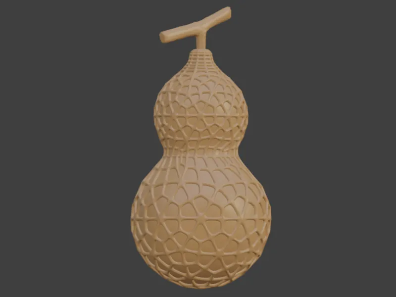 葫芦密闭容器-表面镂空纹理Gourd with hollow patterns