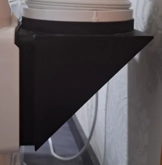 Mobile air conditioner 90 degree adapter