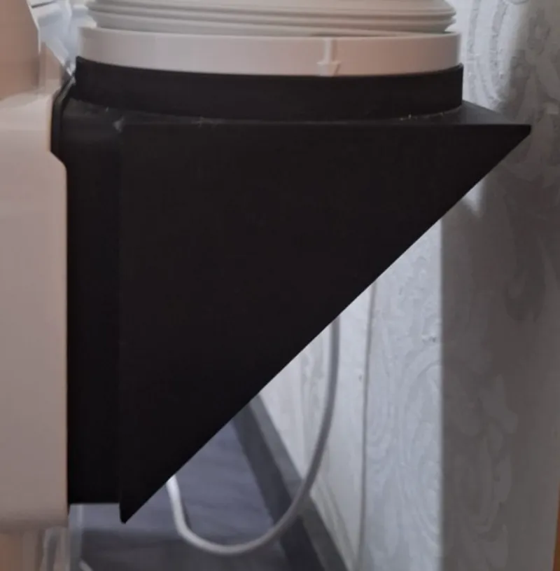 Mobile air conditioner 90 degree adapter