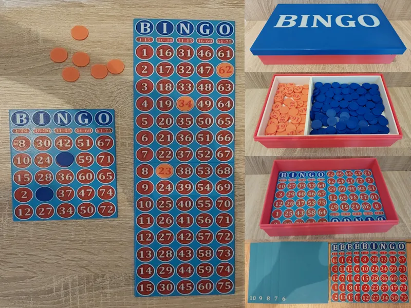 Bingo with box / Bingo mit Box