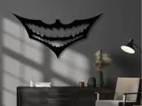 Décoration murale chauve-souris souriante — photo 1