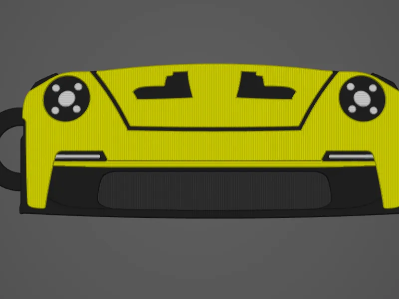 PORSCHE 911GT3 RS keychain 