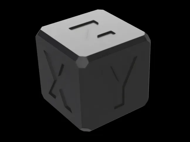 20mm Chamfered Callibration Cube With Hole 