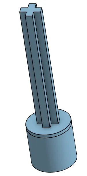 Generic yellow motor to brick adapter