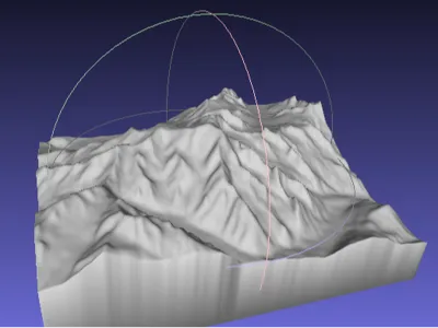 Mont Blanc terrain