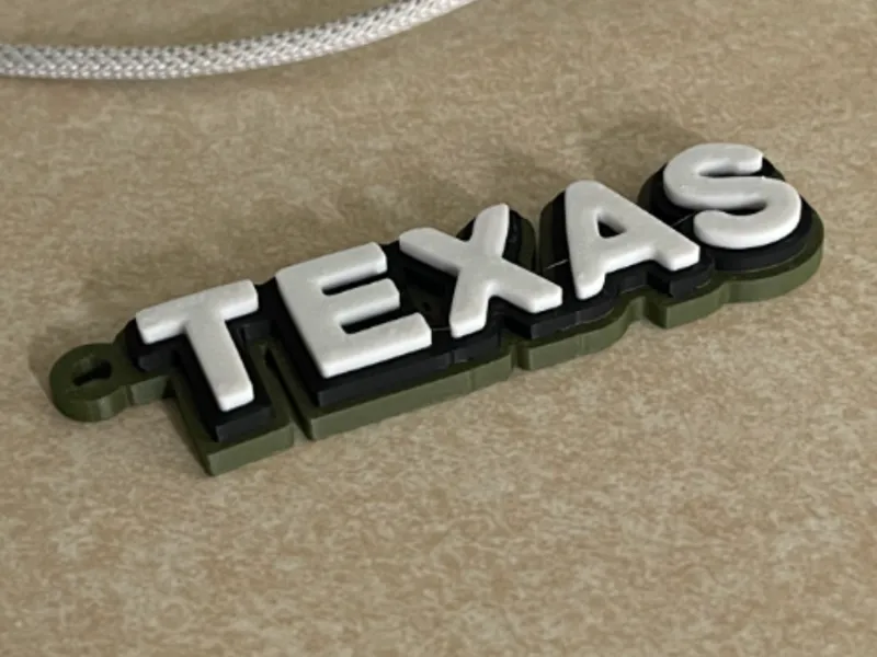 Texas keychain