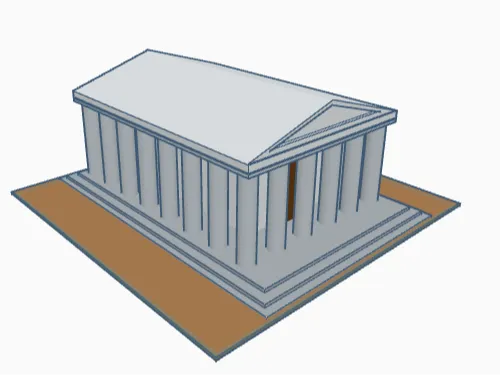 Greek Temple Model