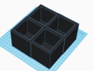 4 Bins Connected IDK Size