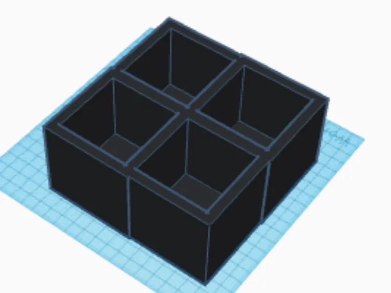 4 Bins Connected IDK Size