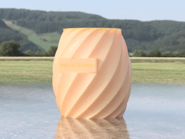 Vase with Message