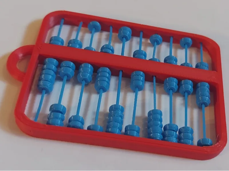 Abacus Key Chain