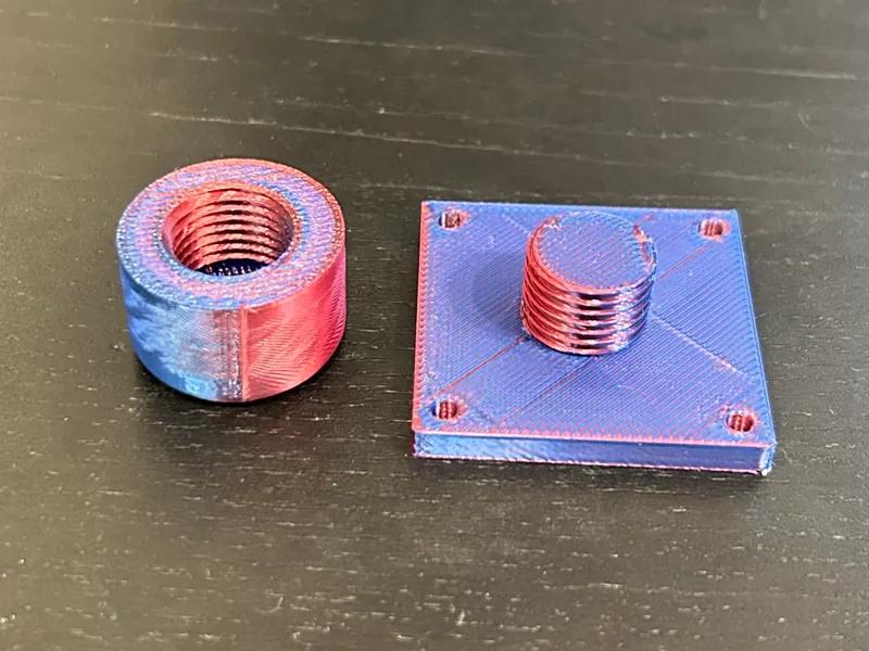 Adjustable Table Foot - 1x1 Inch