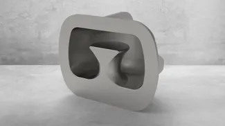 RECESSED SHELL BITTS 3D MODEL