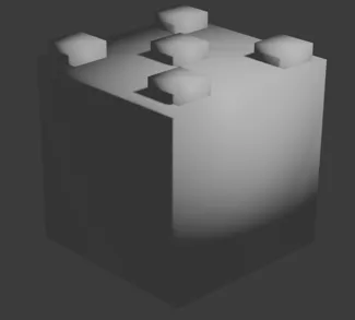 simple block with studs