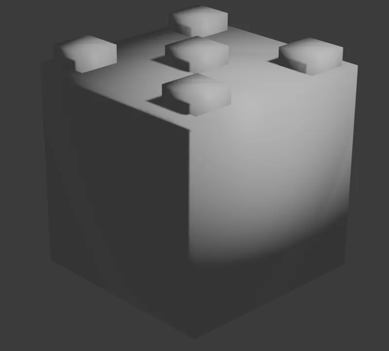 simple block with studs