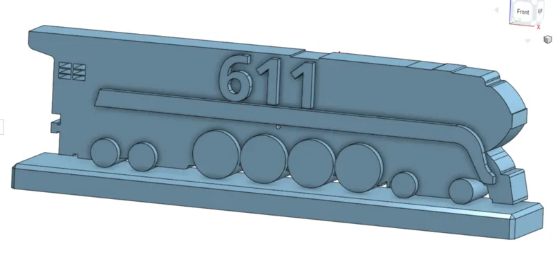 N&W J611 Decor