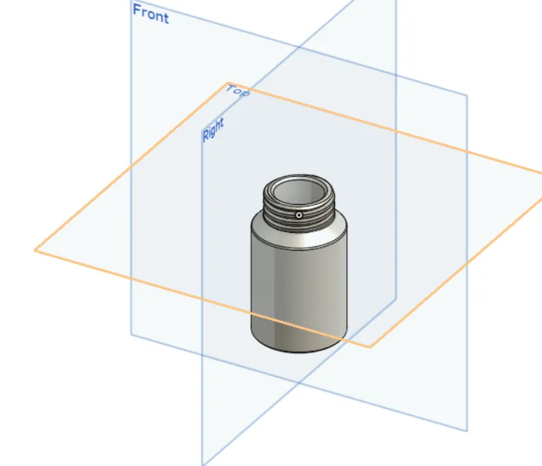 Medium Bottle Cap Container