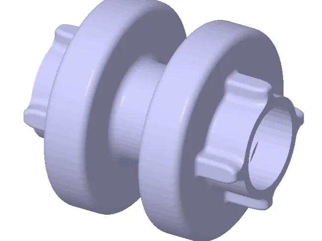 Dog Clutch for use with Brick Technic Models