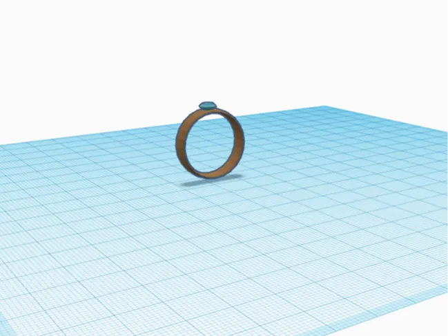 Toy diamond ring