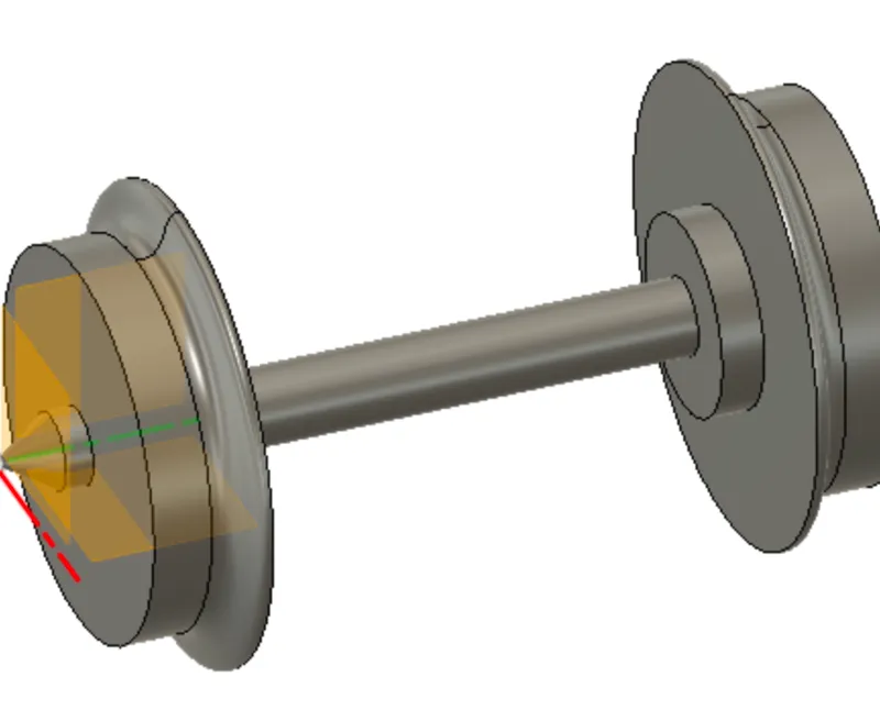 FLEISCHMANN Train Wheel for AC or DC tracks