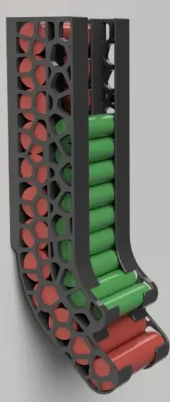 voronoi AA+AAA battery holder