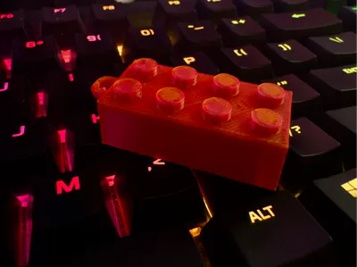LegoSyle Block Keychain
