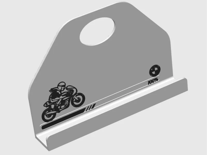 Phone holder wall