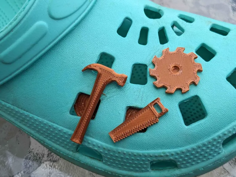 Tools Croc Charms
