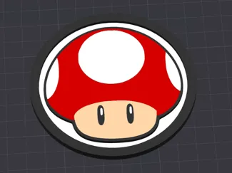 Mario Mushroom Coaster