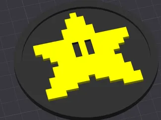 8bit Mario Star Coaster