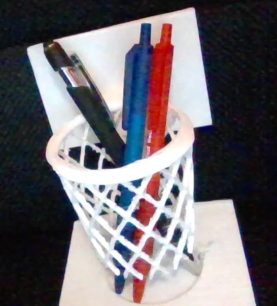 Basketball Hoop Pen Holder