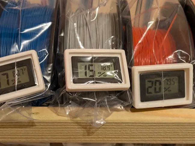 Mini Hygrometer Ziploc Mount
