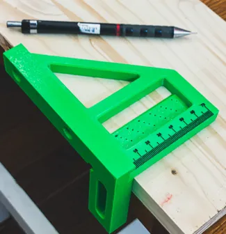 3D Multi Angle Measuring Ruler 45/90 Degree