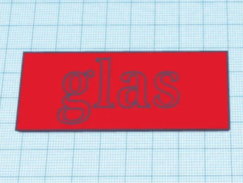 glas sign