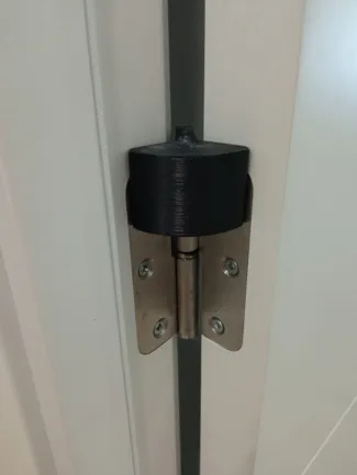 Door stop on hinge full open