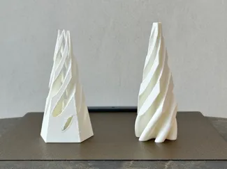 Helix pyramid fidget toy