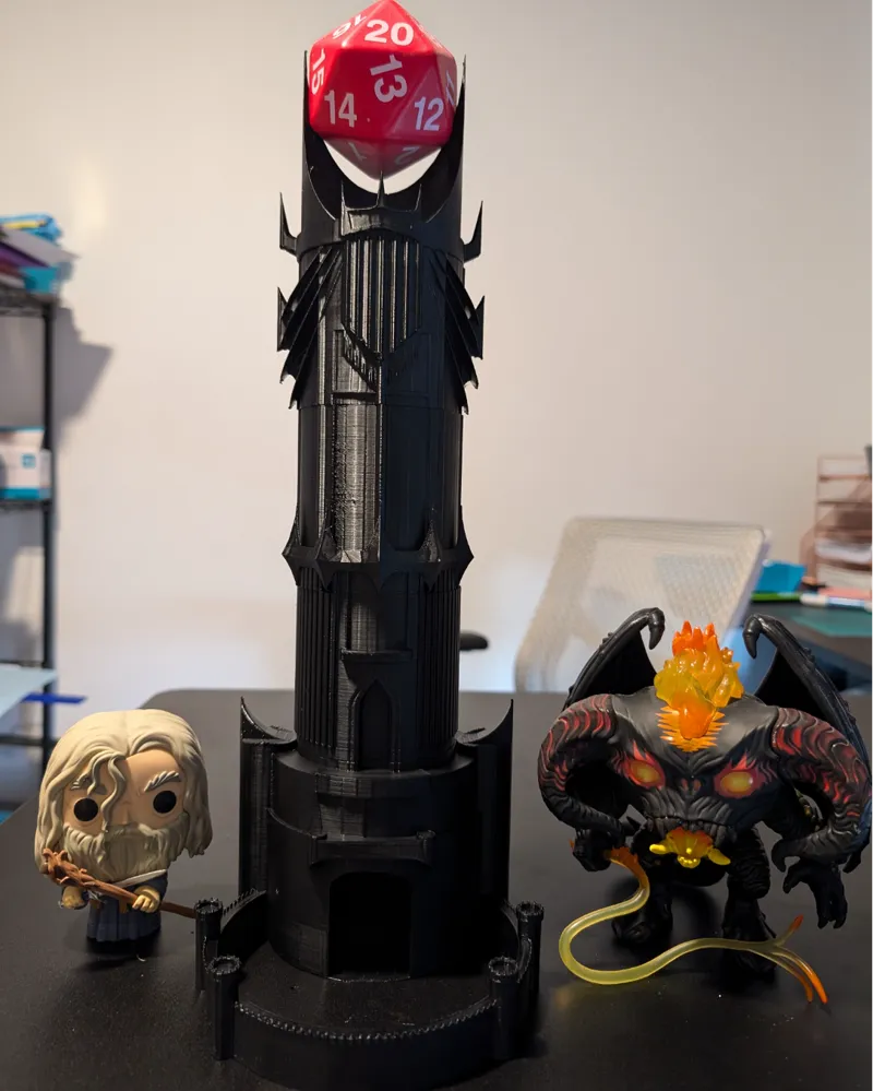 Barad-dûr (Sauron's tower) dice tower